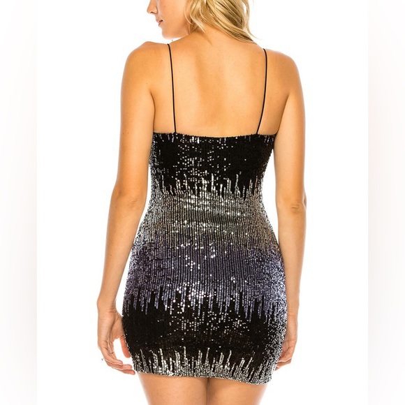 NWOT B. Darlin’ Sequin Dress - Picture 2 of 5